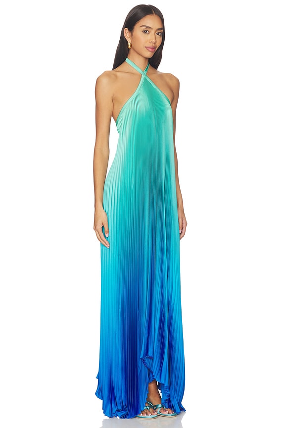 view 2 of 4 Deesse Gown in Azura Ombre