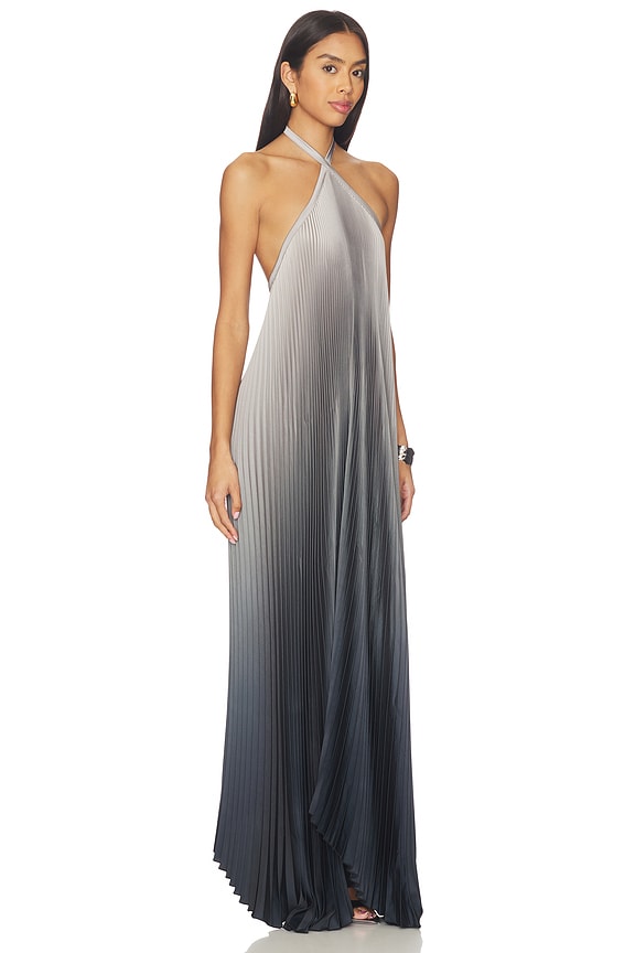 view 2 of 4 Deesse Gown in Smoke Ombre