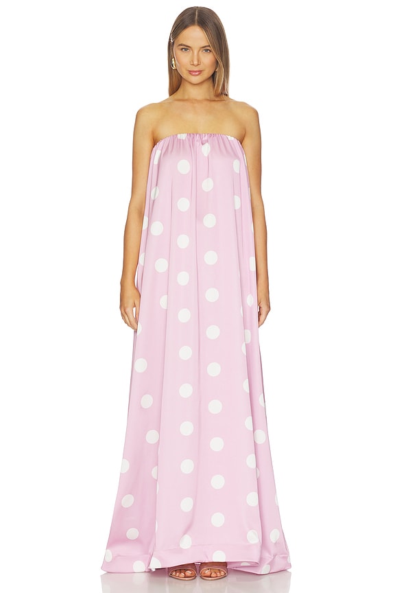 view 1 of 3 Costiera Dress in Polka Pink