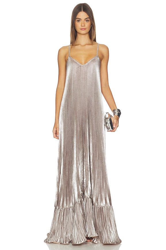 view 1 of 5 Marrakesh Dress in Suede Shimmer