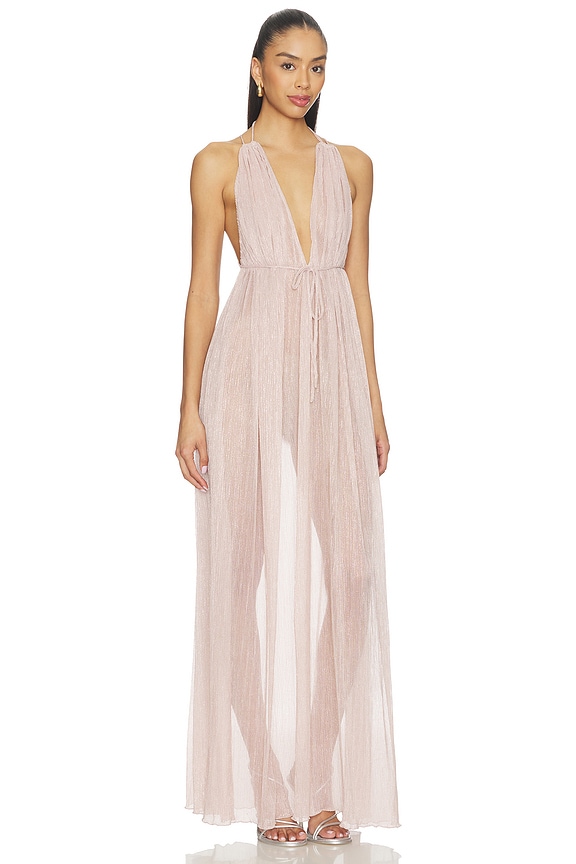 view 2 of 4 Daphne Dress in Blush Moonlight