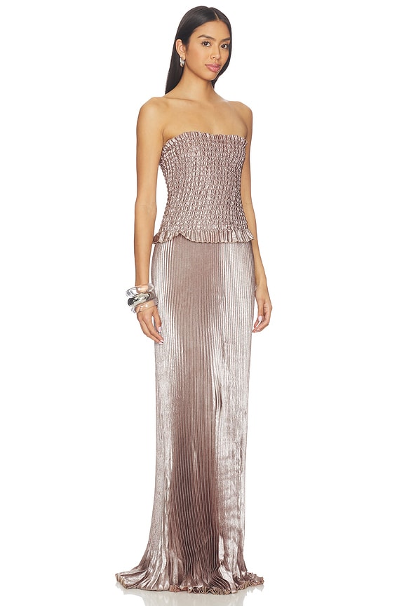view 2 of 4 ROBE MAYA in Suede Shimmer