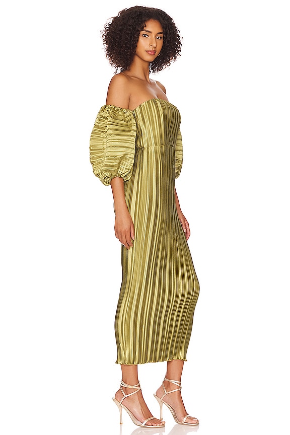 view 2 of 3 ROBE DE SOIRÉE SIRENE in Olive