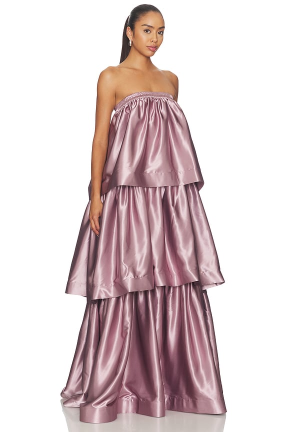 view 2 of 3 Valentina Gown in Rosewood