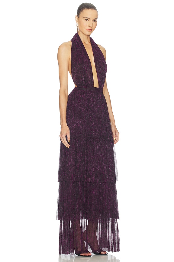 view 2 of 4 Nammos Dress in Plum Moonlight