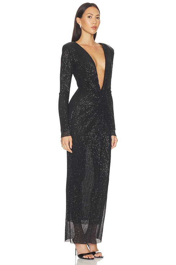 view 2 of 4 Iconique Dress in Black Sequin