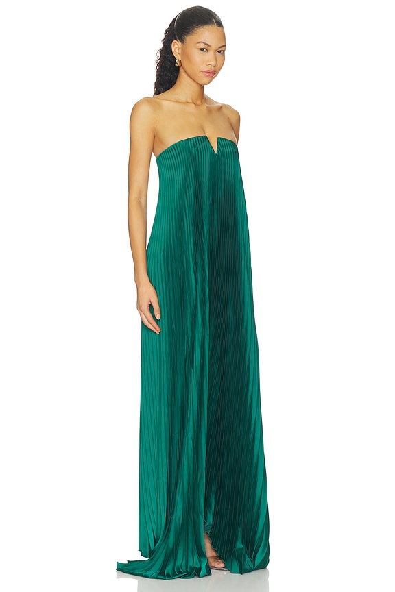 view 2 of 5 Black Tie Gown in Pine