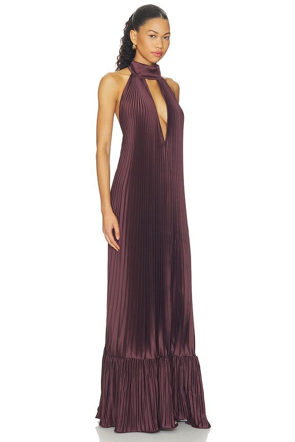 view 2 of 4 Libertie Gown in Mahogany