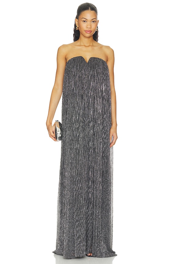 view 2 of 4 Aphrodite Gown in Gunmetal Moonlight