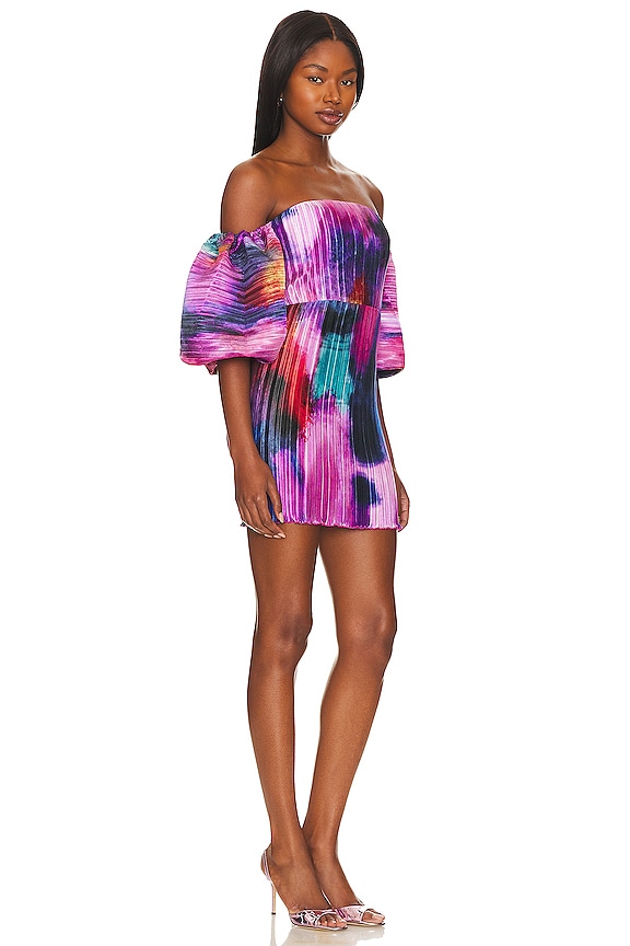 view 2 of 3 Sirene Mini Dress in Lumiere Print Pink