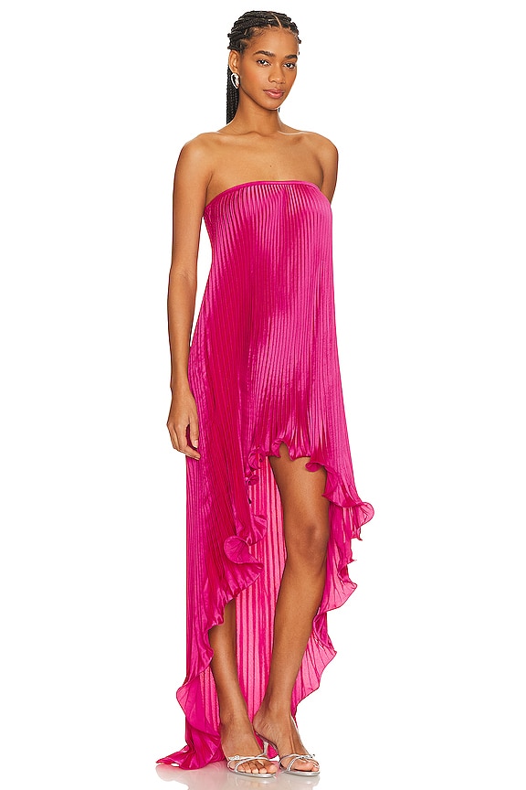 view 2 of 3 ROBE DE SOIRÉE FEMINITE in Cerise