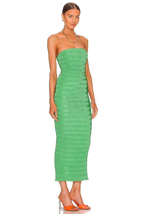 view 2 of 3 Aurore Dress in Bright Green