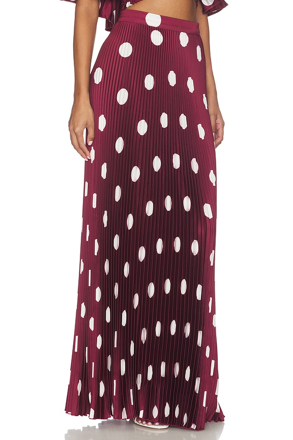 view 2 of 6 JUPE GALA in Polka Wine