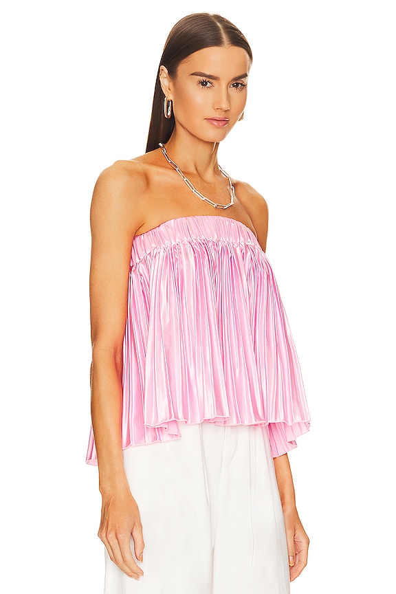 view 2 of 4 Reveries Crop Top in Lipstick