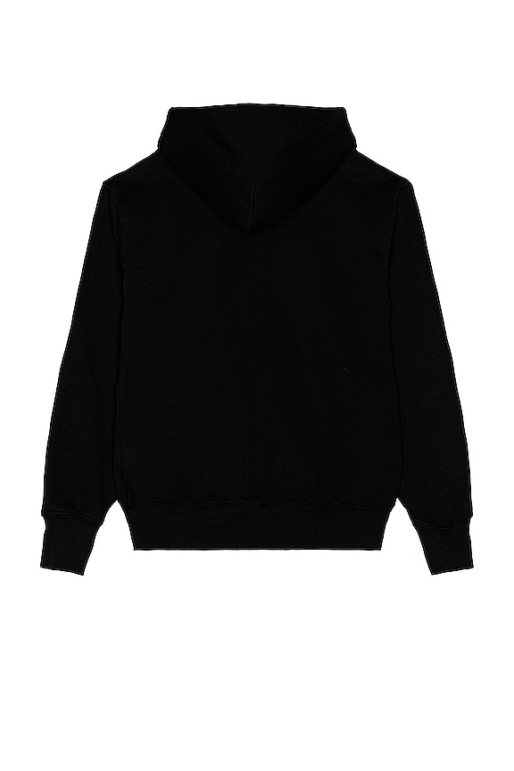 view 2 of 3 Cropped Zip Hoodie in Black