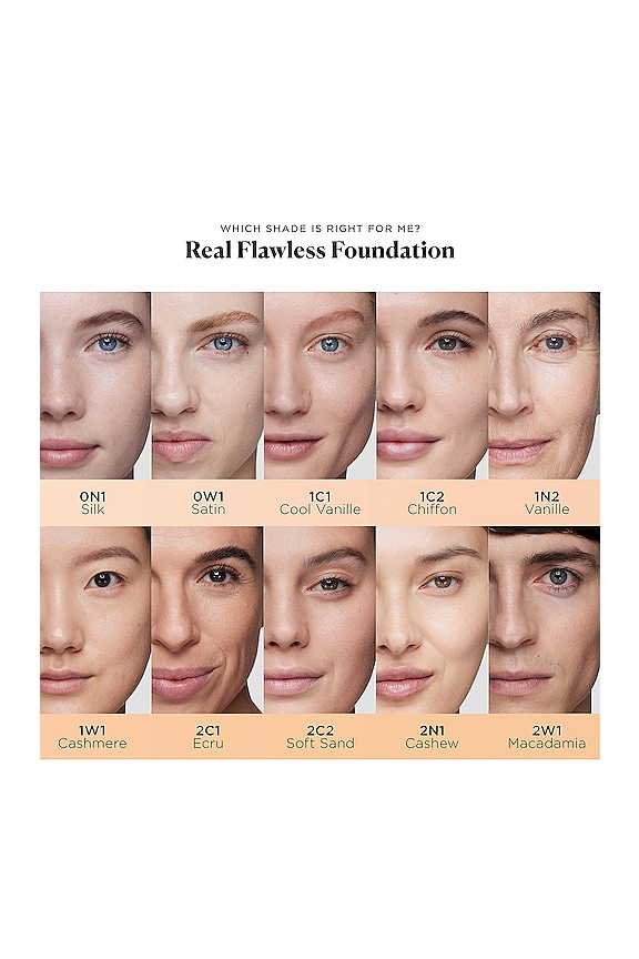 Laura Mercier Real Flawless Foundation in 0W1 Satin | REVOLVE