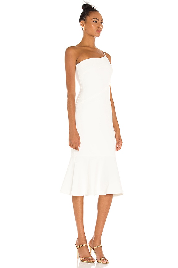 view 2 of 4 ROBE MI-LONGUE FINA in White