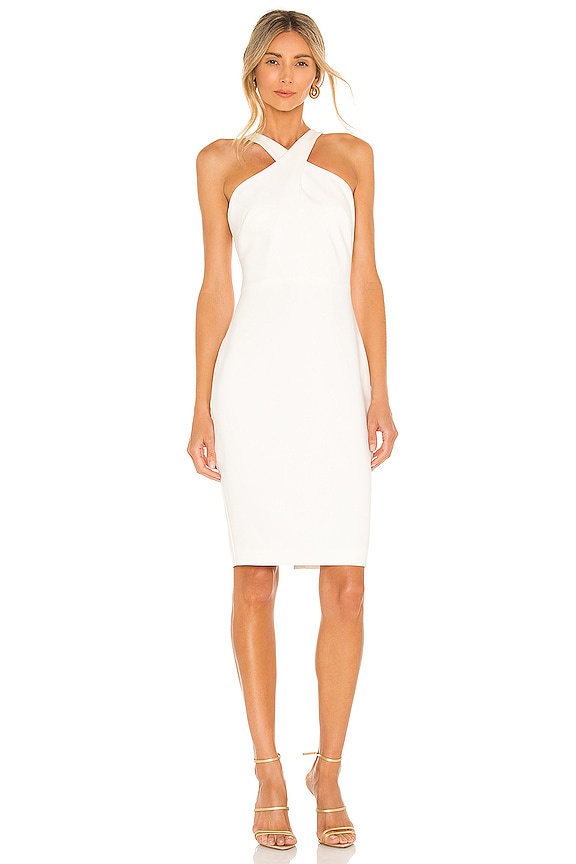 view 1 of 3 ROBE LONGUEUR GENOU CAROLYN in White