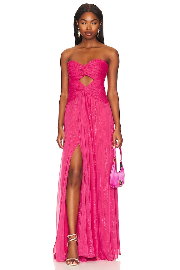 view 2 of 5 CLEA 가운 in Raspberry