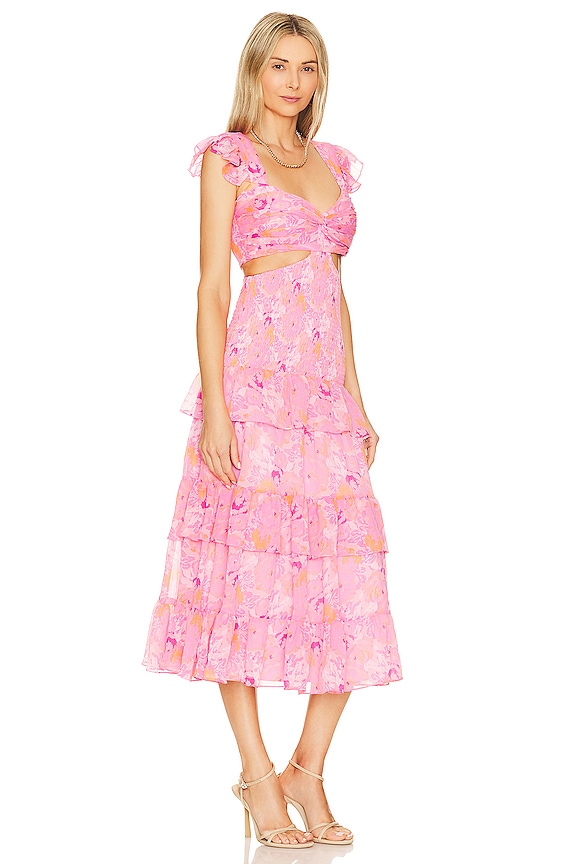 view 2 of 3 ROBE CALISTA in Pink Multi