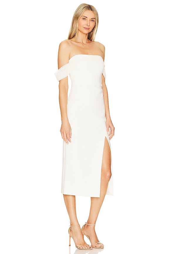 view 2 of 3 Midi Paz Dress in White