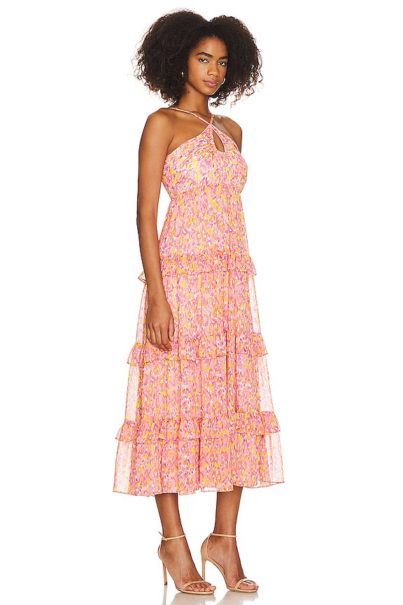 view 2 of 4 DANIELLE ミディ丈ドレス in Peony Multi