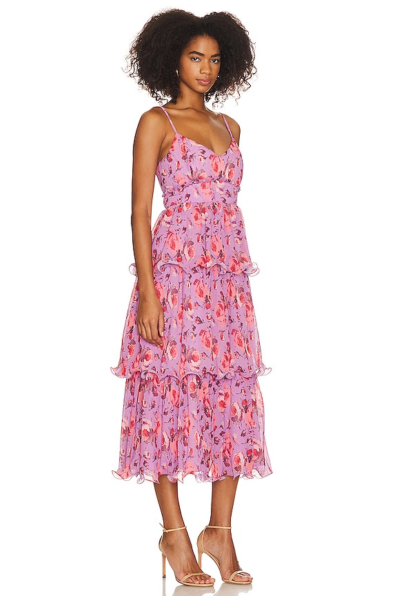 view 2 of 3 Adriana Dress in Orchid Multi