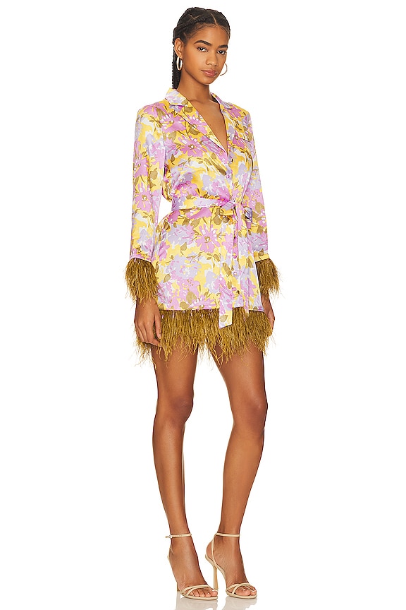 view 2 of 3 Virginia Dress in Oil Yellow Multi