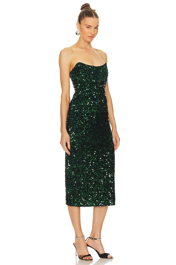 view 2 of 4 ПЛАТЬЕ NATALIA in Emerald