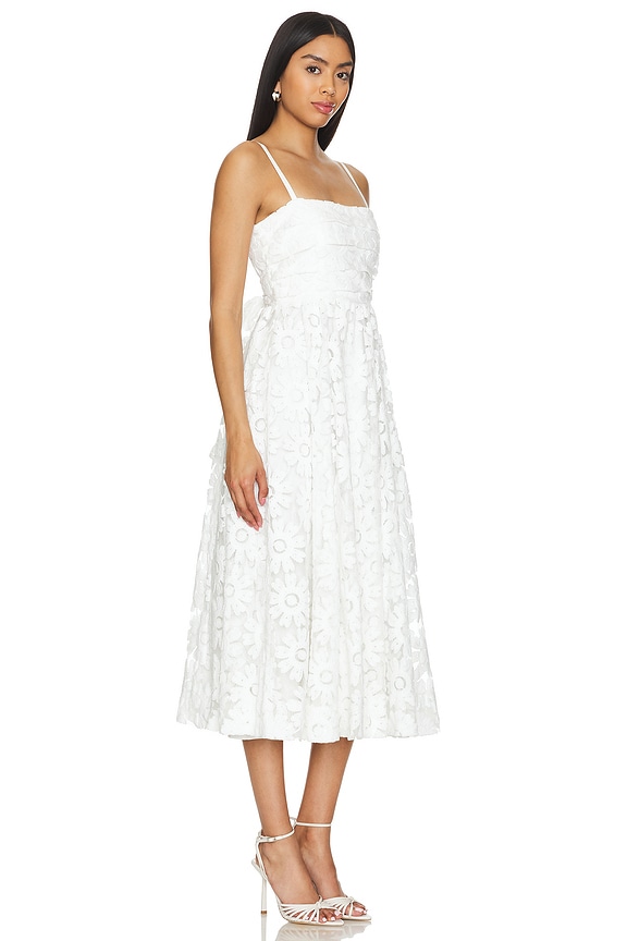 view 2 of 4 VESTIDO MIDI GENO in White