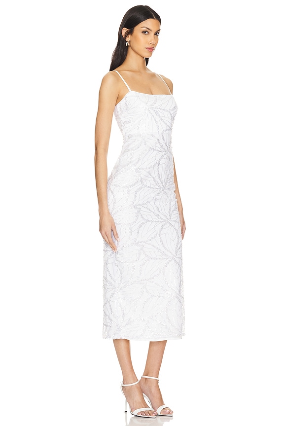 view 2 of 4 VESTIDO MIDI LEALA in White
