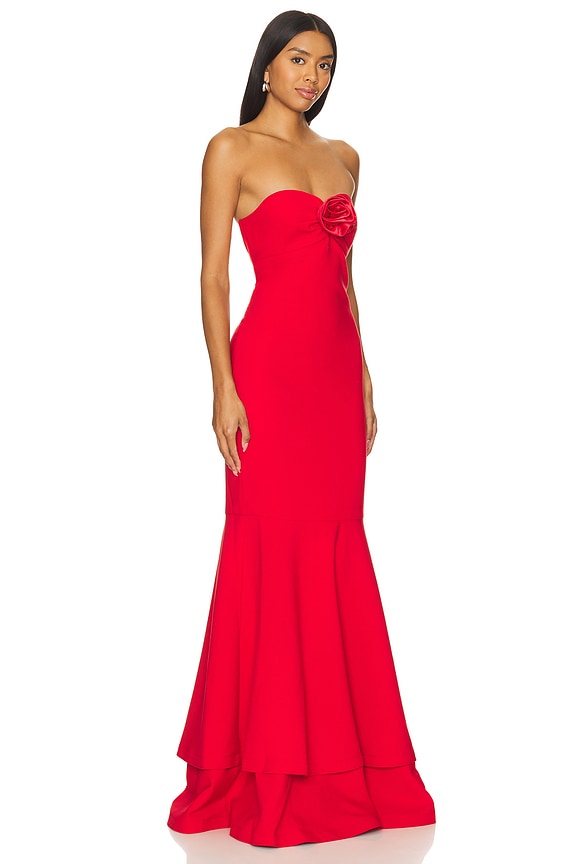 view 2 of 3 Levi Gown in Scarlet