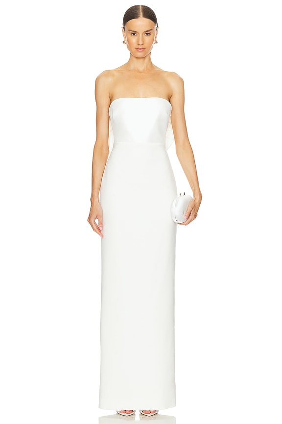 view 2 of 4 Helen Gown in White
