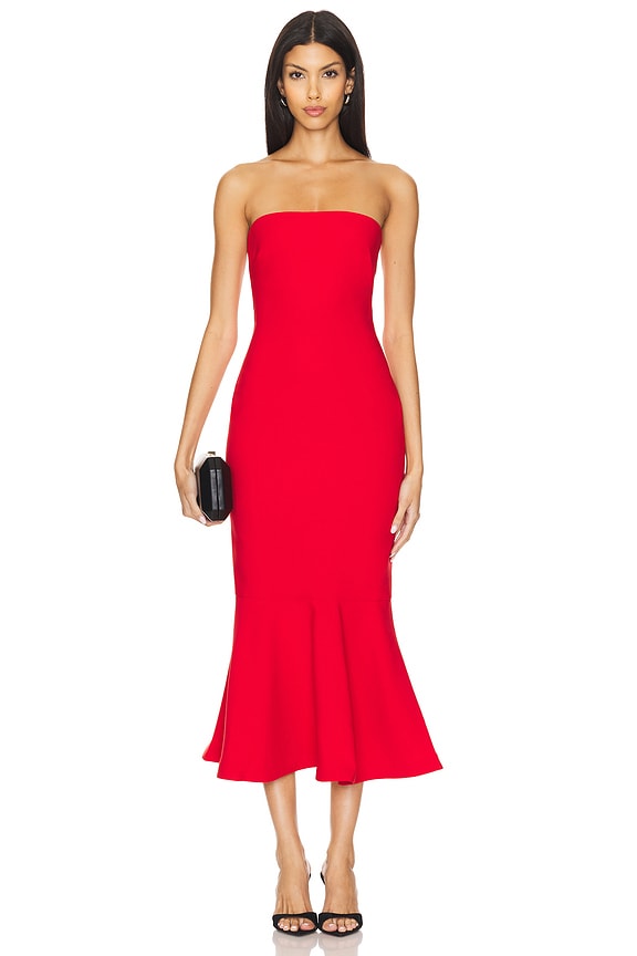 view 2 of 4 Mille Dress in Scarlet