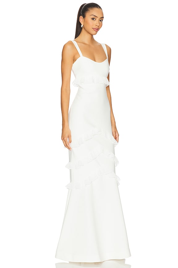 view 2 of 3 Solana Gown in White