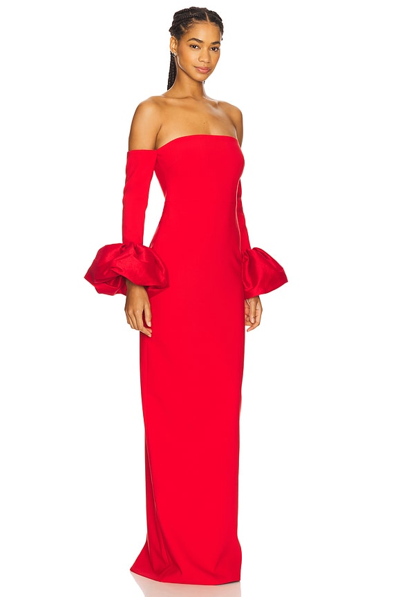 view 2 of 3 Kiva Gown in Scarlet