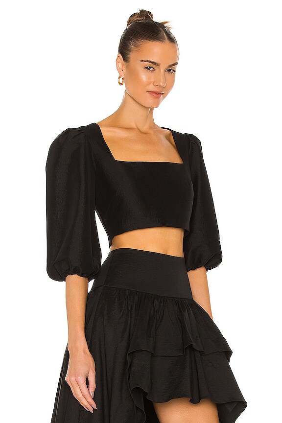 view 2 of 4 Myles Top in Black