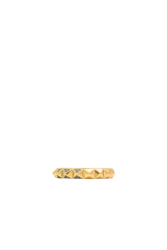 view 2 of 3 Chill Pyramid Ring in Gold