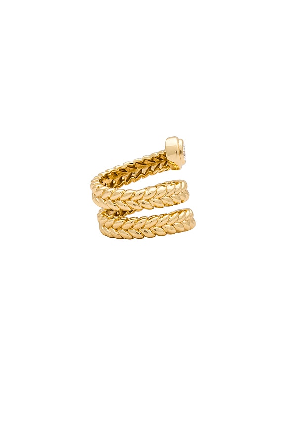 view 2 of 3 EMMELINE 랩 링 in Gold