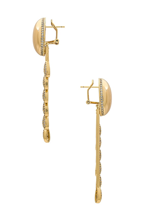 view 2 of 2 Rosalie Fringe Earrings in Gold