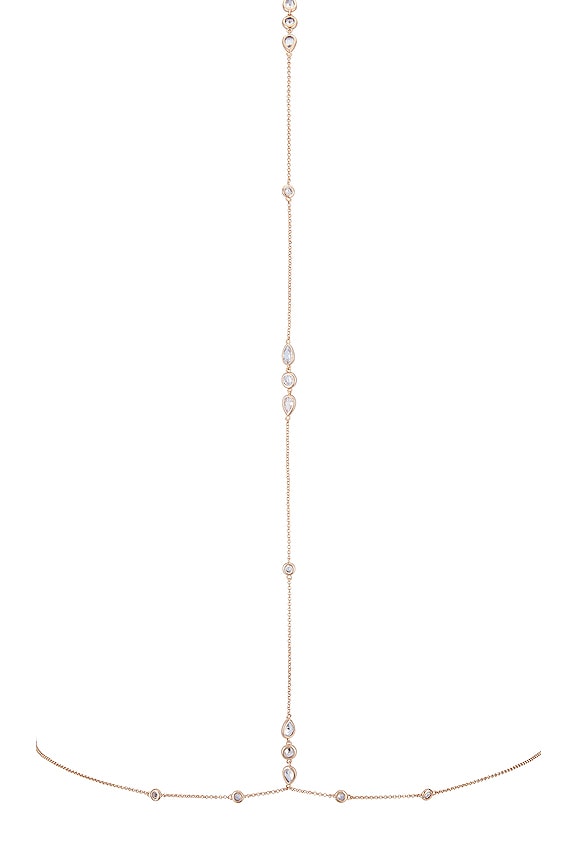 view 2 of 3 Aurora Body Chain in Gold
