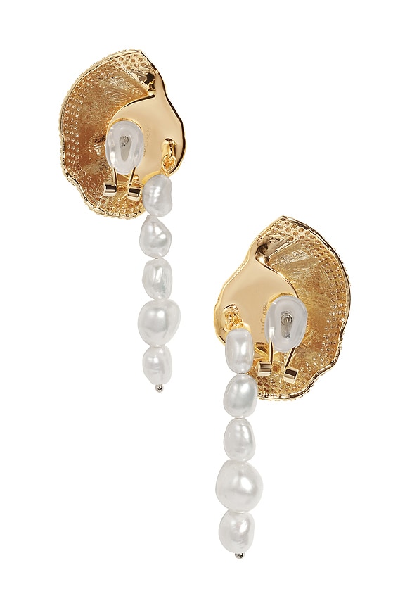 view 2 of 2 Love Earring in Gold