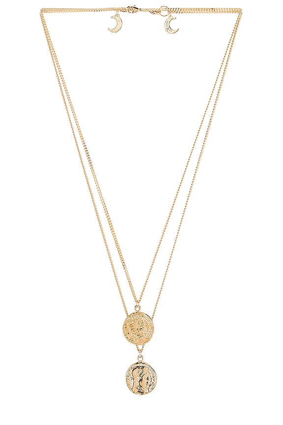 view 1 of 2 CONJUNTO DE COLLAR MY LUCKY COIN in Gold