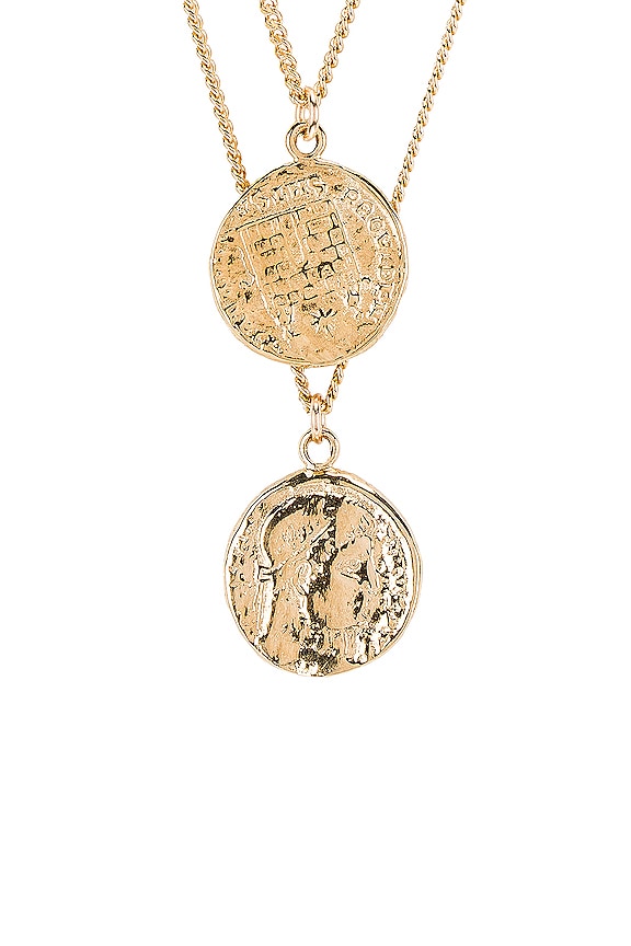 view 2 of 2 CONJUNTO DE COLLAR MY LUCKY COIN in Gold