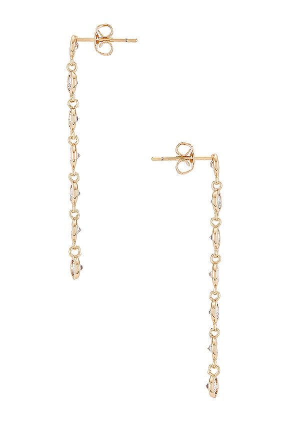 view 2 of 3 Cici Duster Earrings in Gold