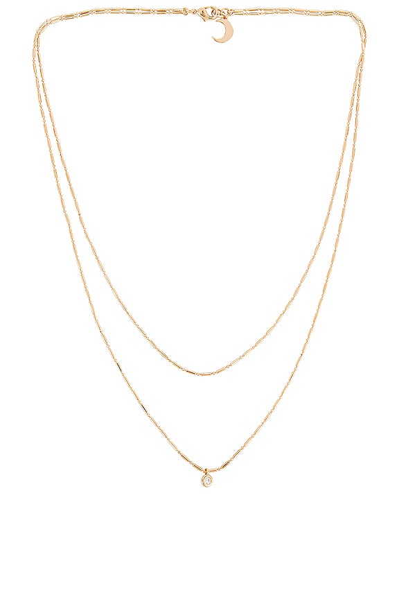 Lili Claspe Lilly Layers Necklace in Gold | REVOLVE