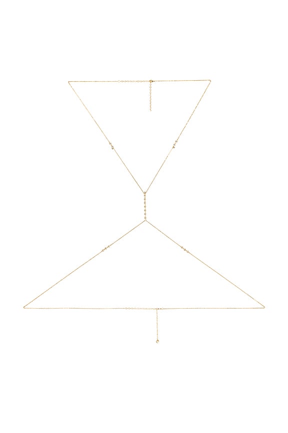 view 2 of 2 Anais Body Chain in Gold