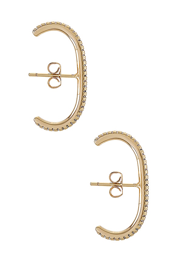 view 2 of 3 Scarlet Bar Studs in Gold