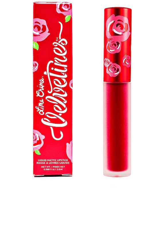 view 2 of 2 Velvetine Lipstick in Red Rose