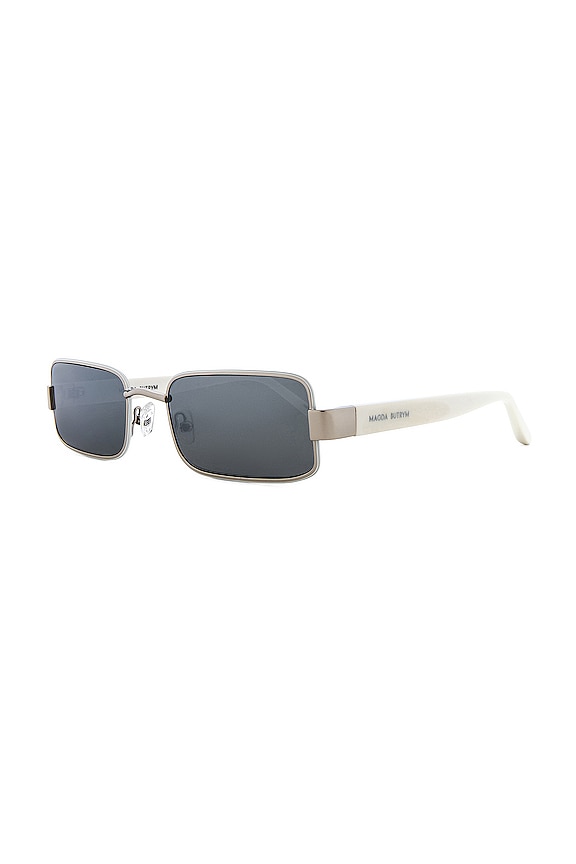 view 2 of 3 X Magda Butrym Rectangle in White & Silver